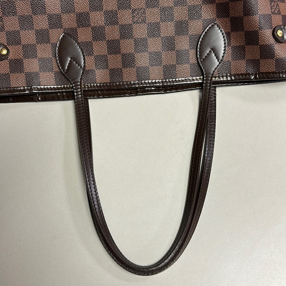 🔥🔥🔥Authentic Louis Vuitton Damier Ebene Neverfull MM Tote Shoulder Bag - Picture 16 of 16